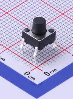 TS-1002-BR06516 6*6*6.5mm 直插 轻触开关 插件 轻触开关