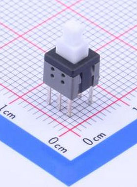 PB12E06317 5.8*5.8,自锁反向白黑灰 插件 按键开关