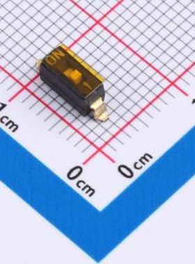 DSIC-01-TS-GER 2.54mm间距 1位 贴片低柄 DSIC黑色 拨码开关 SMD