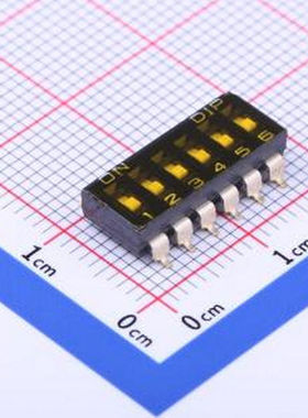 DMR-06-T-V-T/R DMR-06-T-V-T/R SMD-12P,6.2x16.2mm 拨码开关