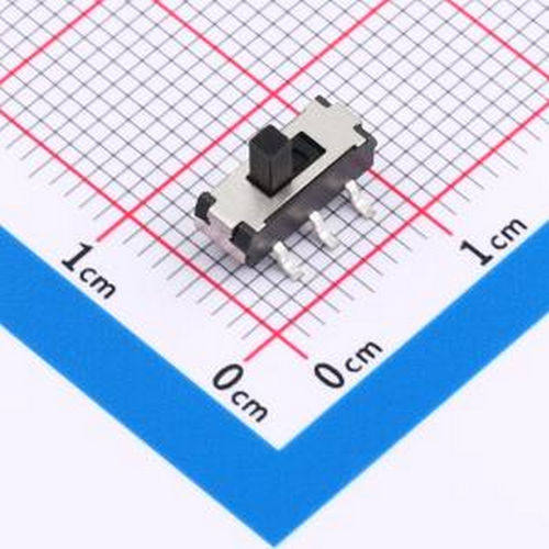 HX MST-22D18G3-BD 两档立式贴片 6脚拨动 柄长3MM SMD,9x3.6mm