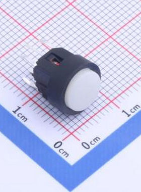 TPB01-123L1W 带红色灯 带支架 插件 轻触开关