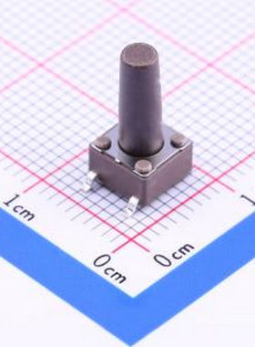 DTSM-66N-S-V-T/R 6.2*6.2*13mm 立贴 轻触开关 SMD 轻触开关