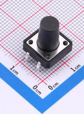 TS015-CBW1FH13.5 12*12*13.5mm 直插 250GF 轻触开关 插件-4P,12