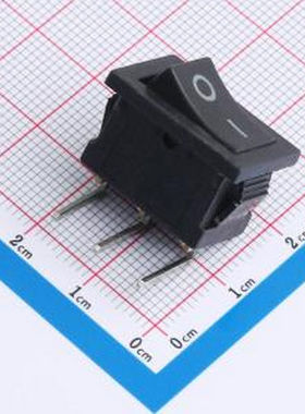 XDJK-2116-03 AC电源开关3脚卧插21*15MM 插件 船型开关