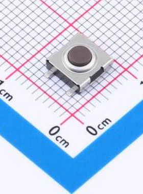 TVEF20-N031CN-R 3.1防水凸盖/平脚/3.1H/250gf/黑底棕色按钮/不