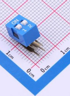 SMWA-02B-TP 间距2.54mm 2位拨码开关 - 拨码开关
