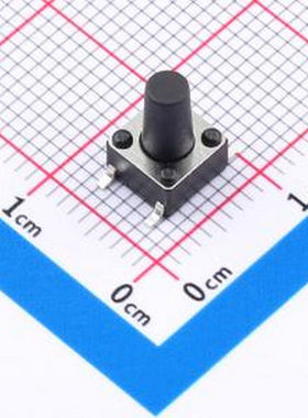 BTS0D0032RBG00 6x6x9.5mm 260gf 贴片轻触开关 SMD-4P,6x6mm 轻