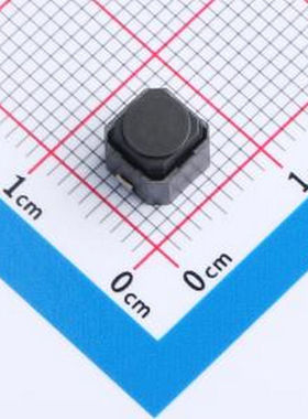 TS-6650WS 6*6*5mm 无声轻触开关 黑色 贴片 弹力250gf SMD,6x6mm