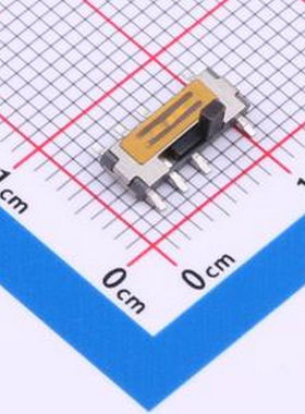 MSS23C02-H2.0 125 小型8脚3档位 立贴拨动 柄长2.0MM SMD 滑动开