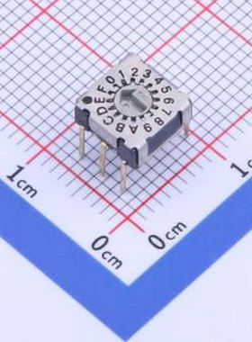 SKAR-16 旋转编码开关/8421开关/BCD编码开关 插件 旋转编码器