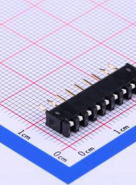 SPA08B 间距2.54mm 平拨,凹槽式 8位拨码开关 插件 拨码开关