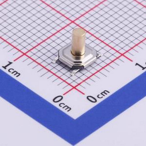 TS-1076S-A15B3 轻触开关5.2*5.2*5.0mm铜头4*4贴片四脚轻触开关2