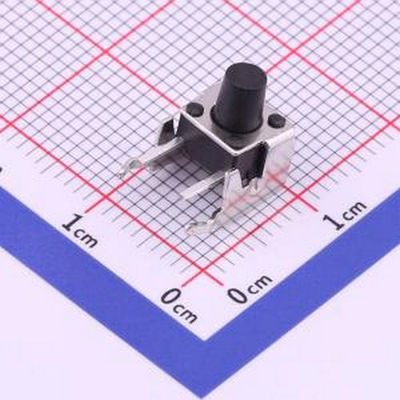 TS-1002N-BR07516 6*6*7.5mm 卧插 轻触开关 插件 轻触开关