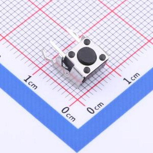 TS-KG02N-BB43F 6*6-4.3侧按支架式轻触开关 插件 轻触开关