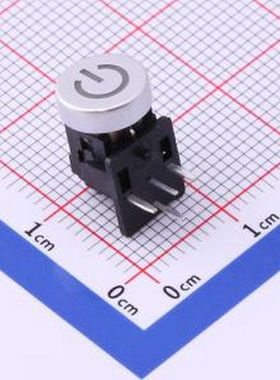 K6-6277D02 红色侧按带灯开关 插件 轻触开关