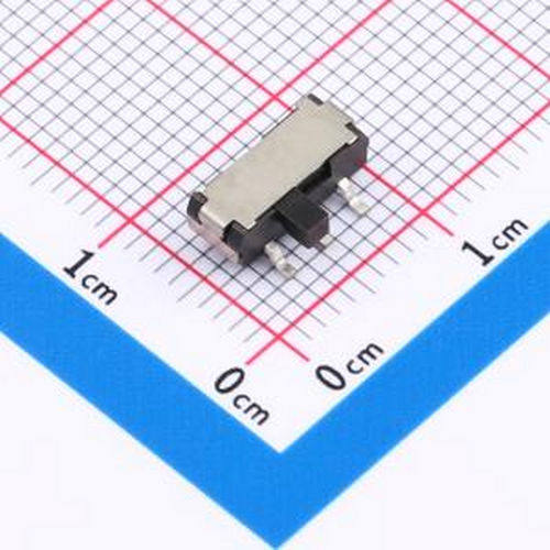 HX MST-22D18G2-WT 两档卧式贴片 6脚拨动 柄长2MM SMD,9.1x3.5mm
