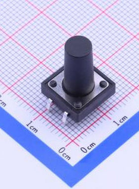 K2-1103DP-X4SW-01 轻触开关,12*12*17mm 插件 轻触开关