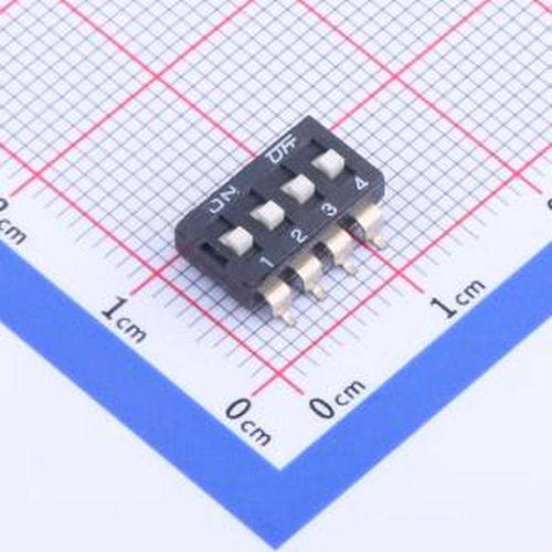 KF1027B-04P-G00-DFT-01B 拨码开关 SMD-8P,6.2x11.2mm 拨码开关