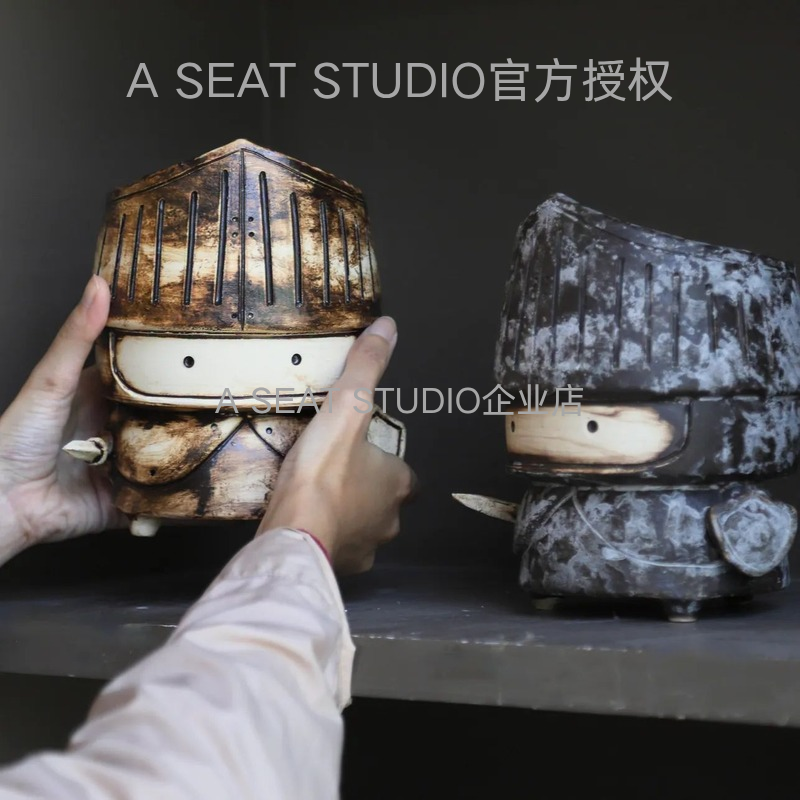 A SEAT STUDIO泰国进口Mini Guard迷你卫兵系列块根绿植手工花盆