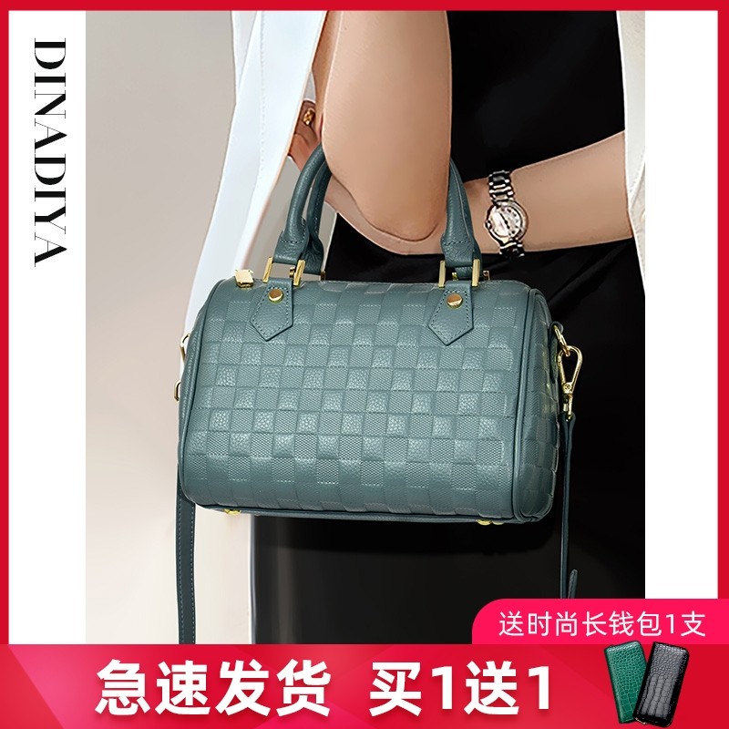 真皮女包包2022新款潮高级感时尚轻奢今年流行枕头手提女士斜挎包