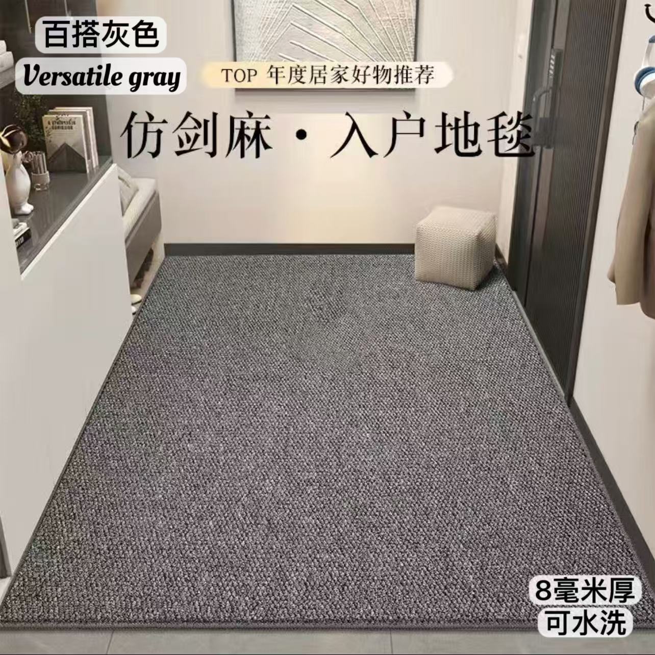 防滑入户门玄关地垫防水浴室门垫