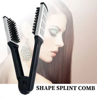 Splint Comb V Shape Hair Straightener Comb hair styling tool