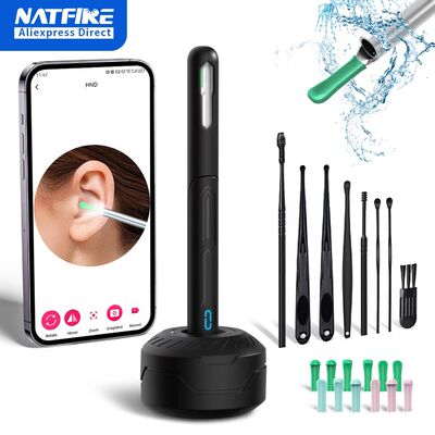 Ear Cleaner With Camera 6 LED Lights 3.6mm Lens WiFi Ear Wax