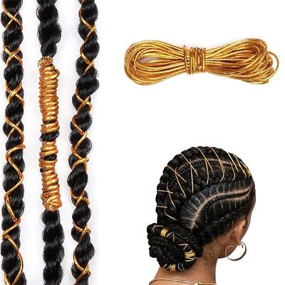 Dreadlock Braids Hair Accessories Silver Gold Braiding Hair