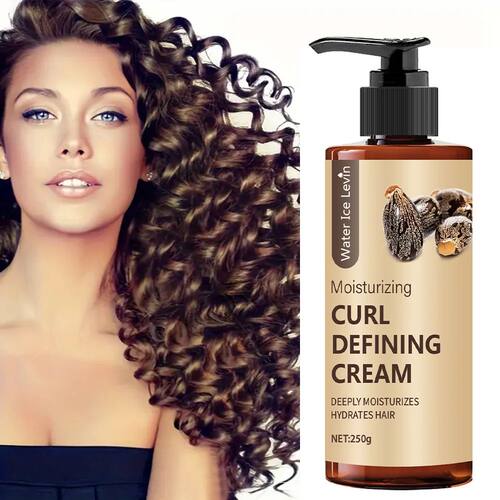 Black Perm Latin Curls Braids Curly Hair Styling Cream Natur