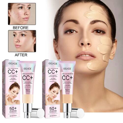 30ML CC Cream Natural Concealer Liquid Foundation Waterproof