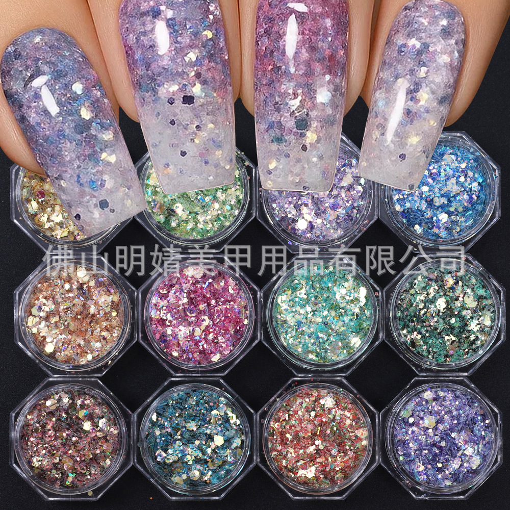 Spring And Summer Nail Art Glitter Powder Sequins Nail Jewel