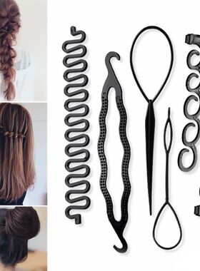 1/2/3/4pcs/set Ponytail Hair Styling Tools Ponytail Holder T