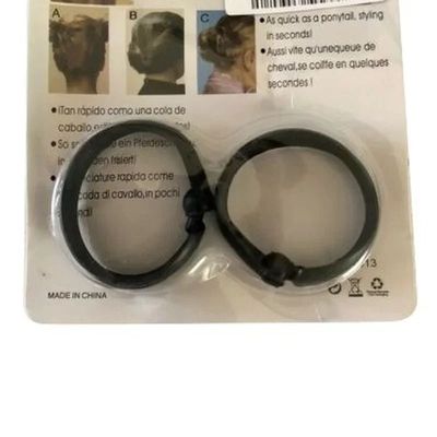 2pcs/set Women DIY Hair Styling Updo Donut Bun Clip Tool For