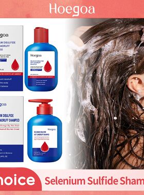 Selenium Sulfide Shampoo Deep Cleansing Remove Dandruff Redu