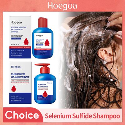 Selenium Sulfide Shampoo Deep Cleansing Remove Dandruff Redu