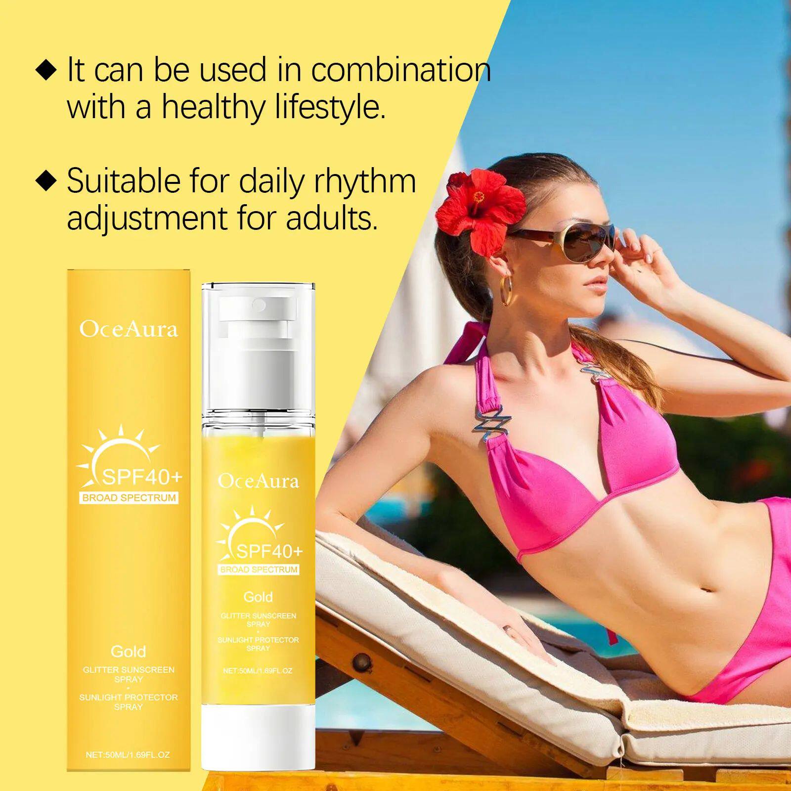 Sunscreen Spray Strong Facial Moisturizing Rapid Absorption
