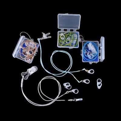 1 Set Behind The Ear Hearing Aids Aid Clip Rope Protector Ho