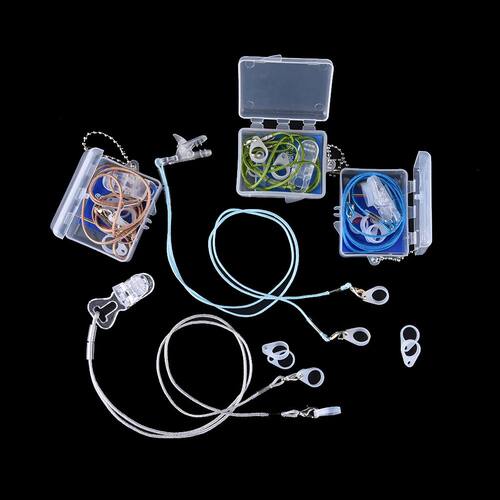 1 Set Behind The Ear Hearing Aids Aid Clip Rope Protector Ho