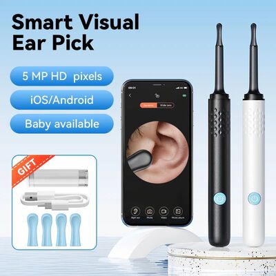 WIFI Visual Ear Cleaner Otoscope Camera with 6 LED Lights 4.