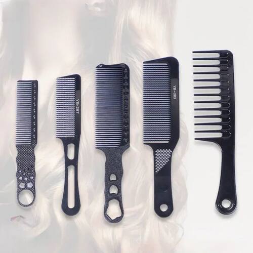 Hair Cutting Comb Carbon Comb Salon Barber Styling Tool Salo