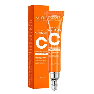 Vitamin C Eye Cream Anti Dark Circles Eyes Bags Remover Mois