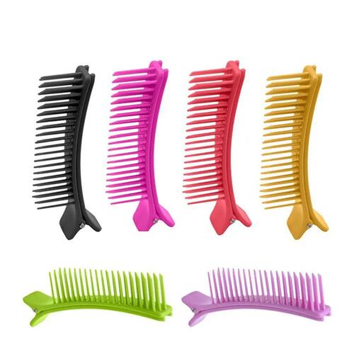1PC Hairdressing Clips Wide Teeth Crocodile Clip Salon Secti
