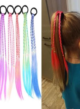 Hair Accessories Braider Tool Gradient Color Hair Ponytail R