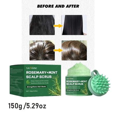 150g/5.29oz Rosemary Scalp Exfoliaton Scrub Shampoo 2-IN-1 S