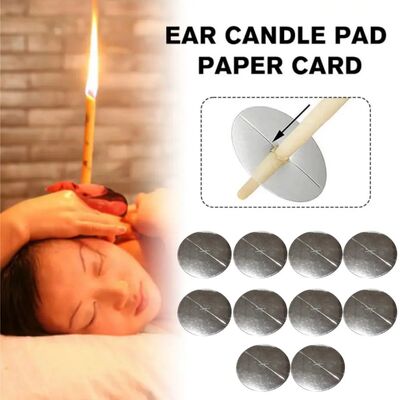10pcs Beeswax Candle Protectors Personal Ear Care Disk Prote