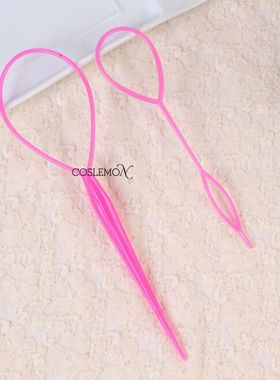 Braid Hair Accessories 2pcs/set Ponytail Creator Plastic Loo