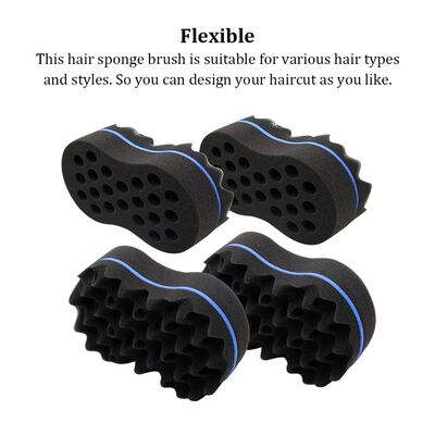 1PC Hair Sponge Softness Comb Pin Tail Stylist Curlers Spong