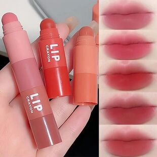 4In1 Matte Lipstick Pencil Kit Combo Velvet Sexy Red Lip Tin