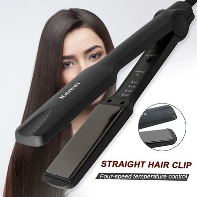 Electric Hair Straightener Flat Iron Clip Styling Tool Heati